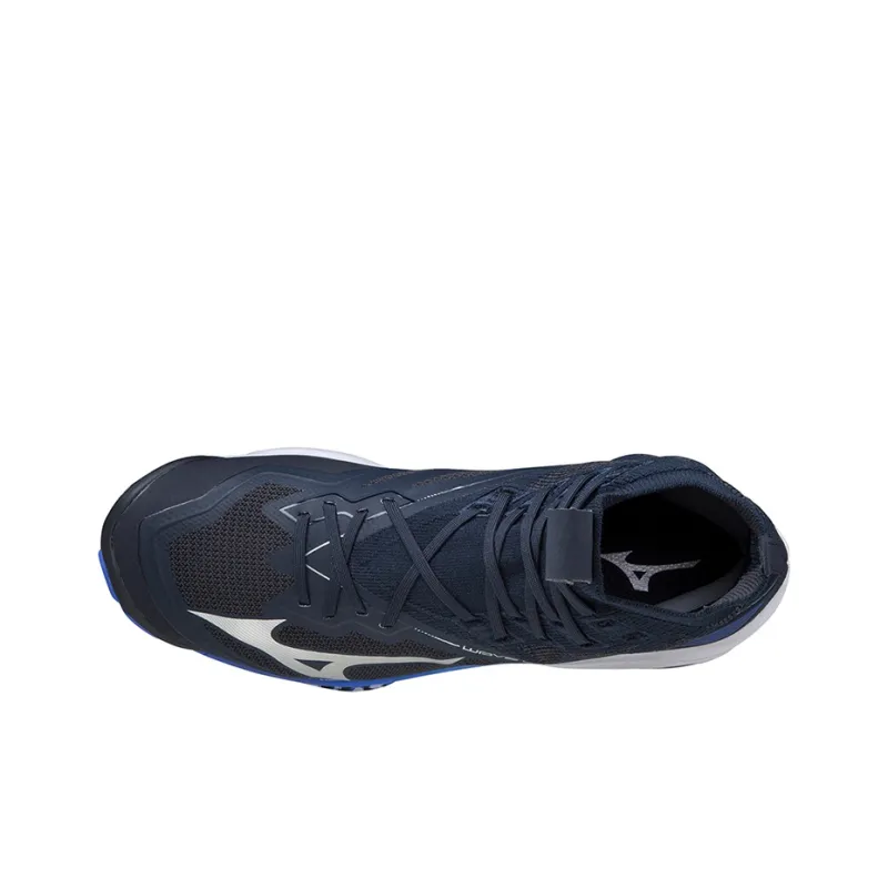 Mizuno Wave Lightning Neo Training Shoes Unisex High Top White/Black-2