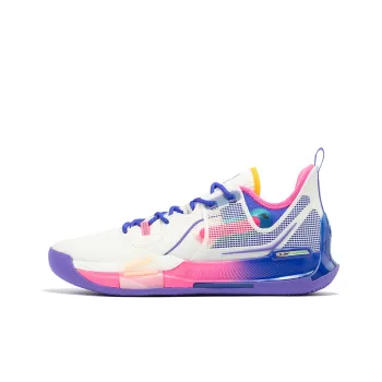 361° Burning War ISO Anti Slip And Wear Resistant Breathable Low Top Basketball Shoes Men's Game Blue
