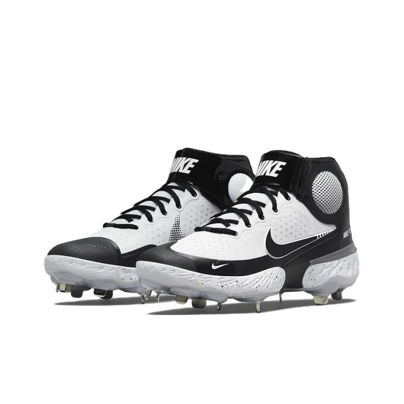 Nike Alpha Huarache Elite 3 Mid 'White Black'-2