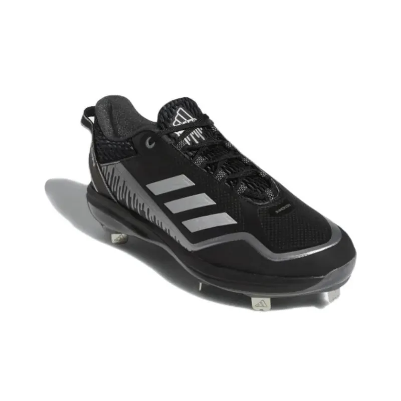 Adidas Icon 7 Dripped Out Cleats Anti-Slip Wear-Resistant Low-Top Training Shoes Men's Black Gray-2