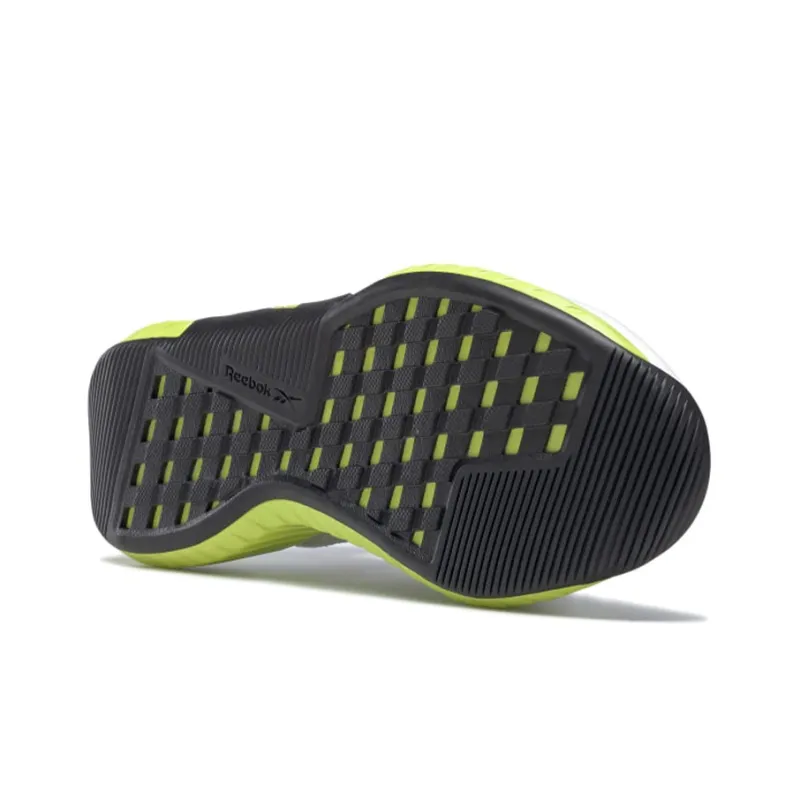 Reebok Flashfilm Training Shoes Unisex Low-Top Gray White/Yellow-5