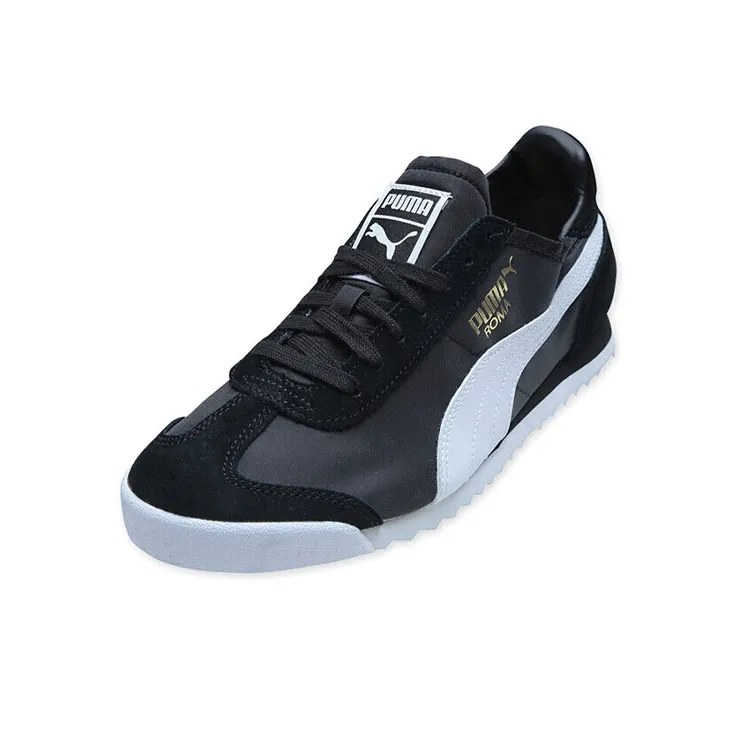 PUMA Roma Training Shoes Unisex Low Top Black-1