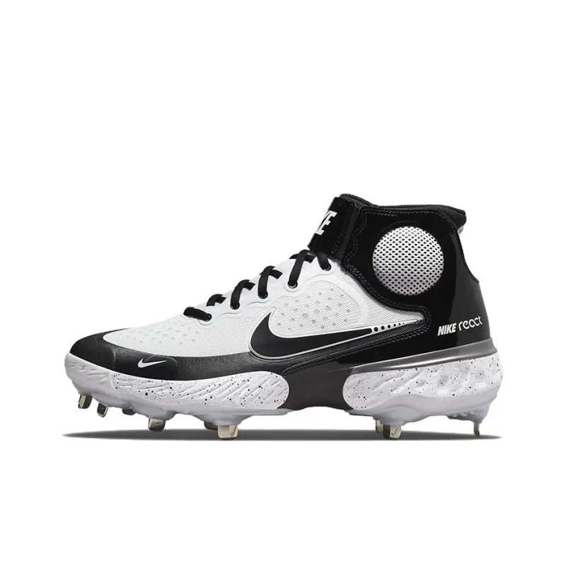 Nike Alpha Huarache Elite 3 Mid 'White Black'-0