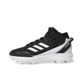 Adidas Icon 7 Mid Tpu Cleats Wear-Resistant Mid-Top Training Shoes Men's Black