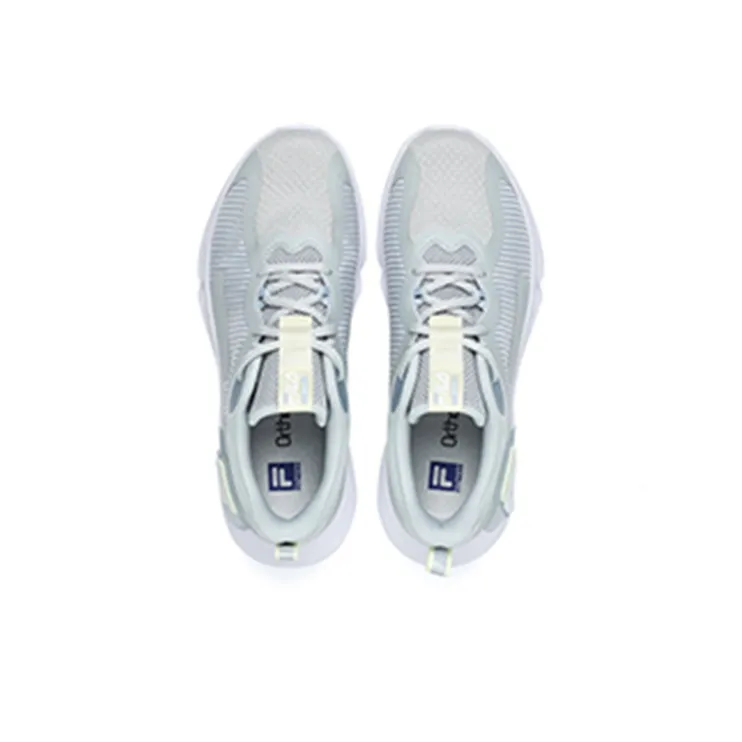 FILA XFT Anti Slip And Wear Resistant Breathable Low Top Training Shoes Women's Gray-2