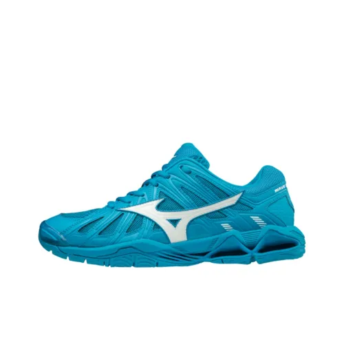 Mizuno Wave Tornado Training Shoes Men Low-Top Blue/White