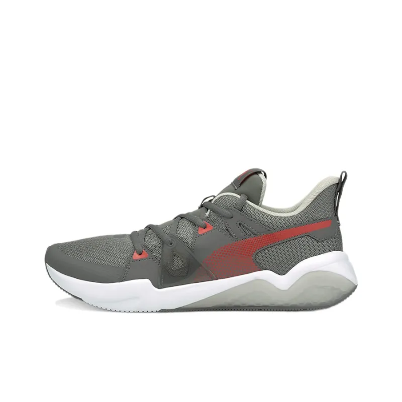 PUMA Cell Fraction Training Shoes Men Low-Top Gray/Red-0