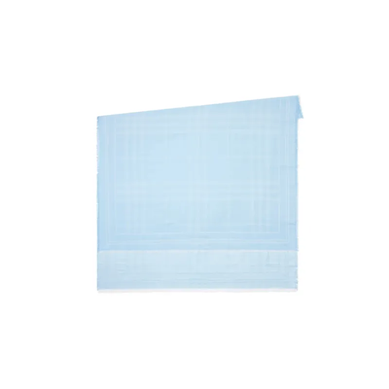 Burberry Knit Scarves Women's Light Blue-2