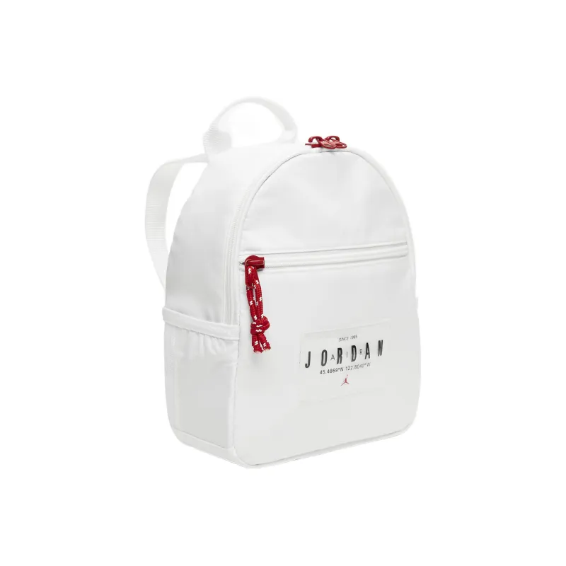 Jordan Polyester Backpack Mini Men's White-1