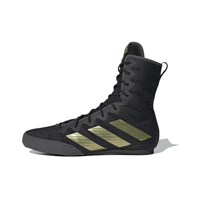 Adidas Box Hog 4 Core Black Gold Metallic Grey-0