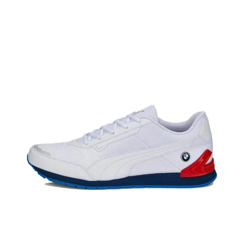 PUMA BMW M Motorsport Track lanka Low-Top Training Shoes Men's White Blue Red