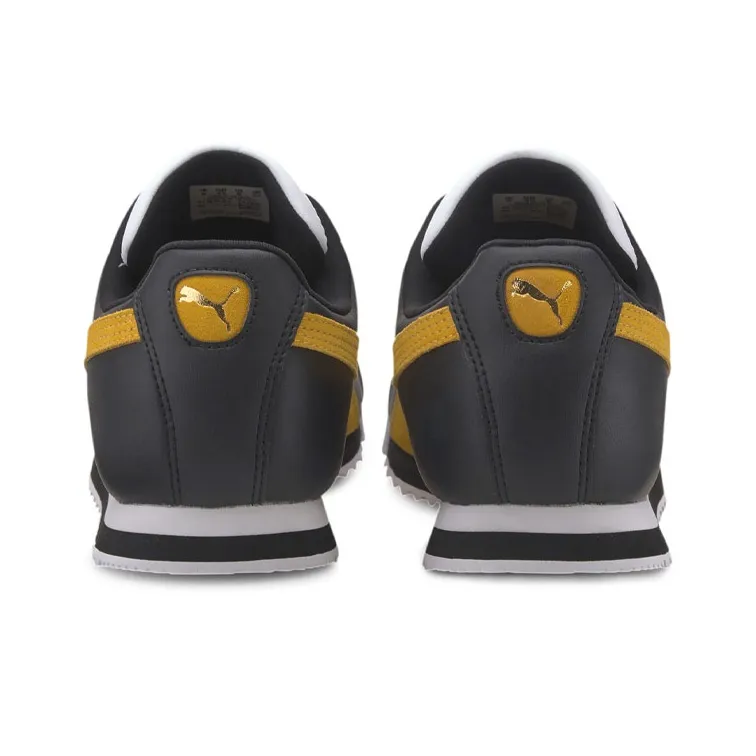 PUMA Roma Classic Running Shoes Black/Yellow-3