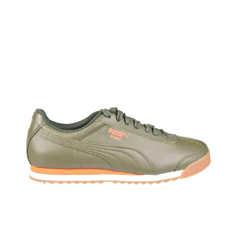 PUMA Roma Classic Gum Low top Running Shoes Green-1