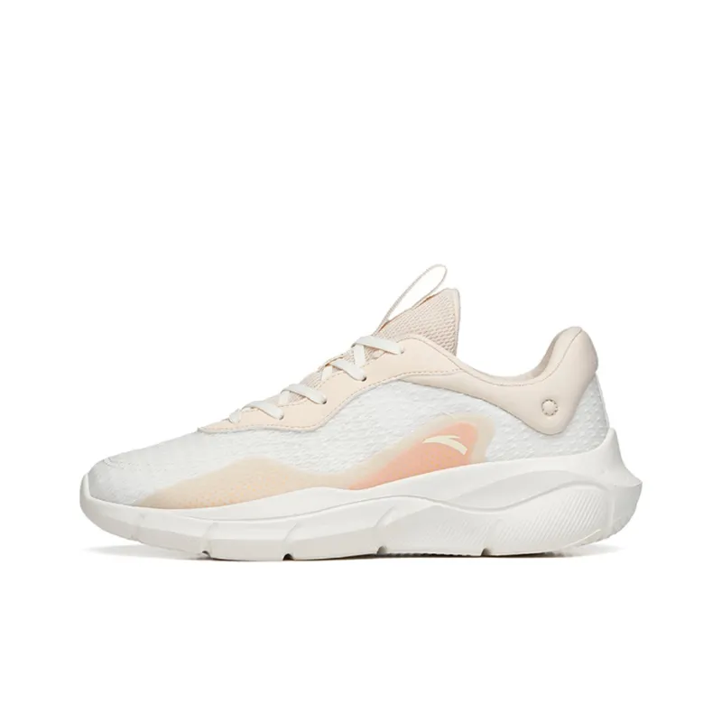 Anta Variety Training Collection Linghui Low-Top Training Shoes Women's White Orange-0