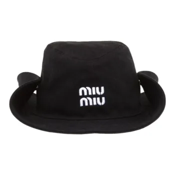 MIU MIU Hats & Caps Unisex Black