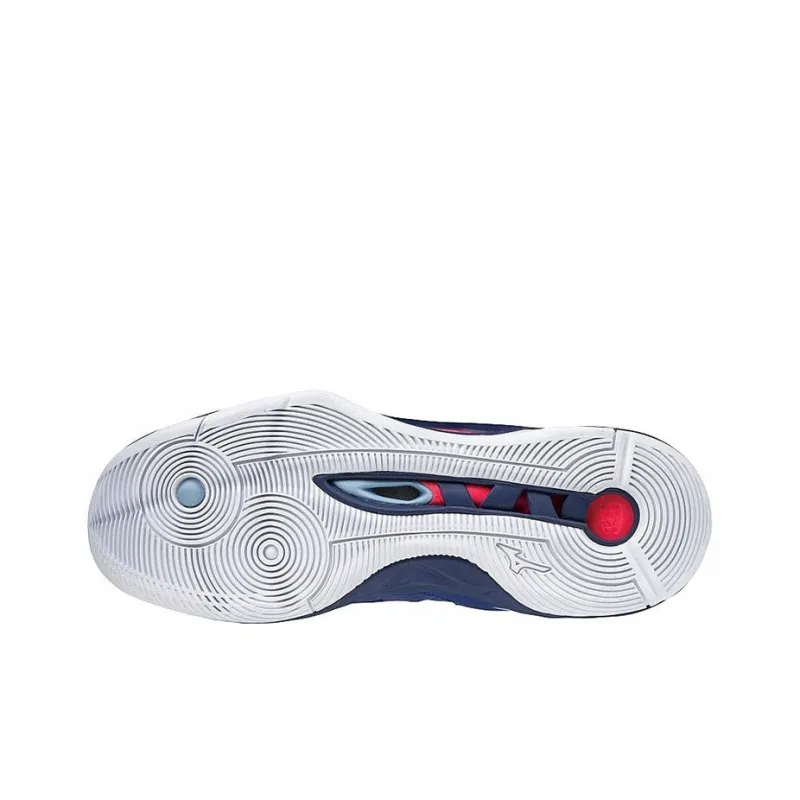 Mizuno Momentum Training Shoes Unisex Mid-Top Blue/White-3