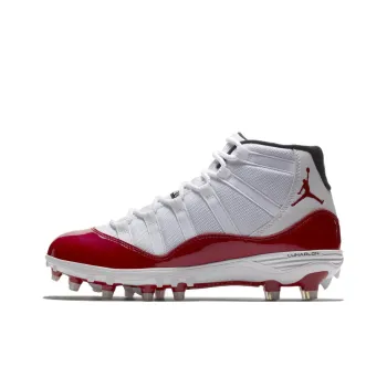 JORDAN 11 Retro Cleat White Red
