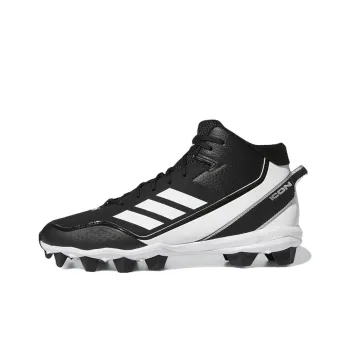Adidas Icon 7 Mid Md Cleats 'Black White'