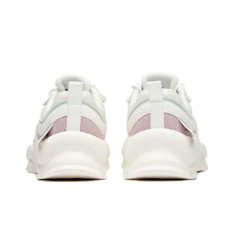 ANTA Variety Training Collection Training Shoes Women's Low Top Ivory White/Gray Purple/Cyan-3