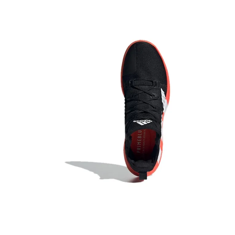 Adidas Stabil Next Gen Primeblue Handball Shoes 'Black Solar Red'-4
