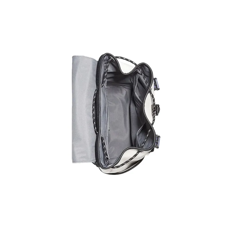 COACH Track Cow Leather Patchwork With Fabric And PVC Backpack Large Size Men's White & Black-2