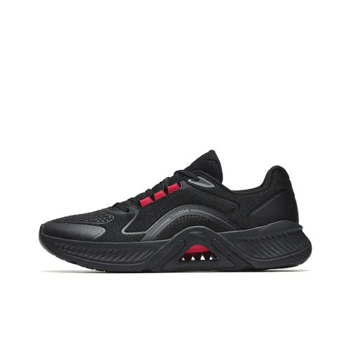 ANTA Training Shoes Men Low-Top Black/Classic Red