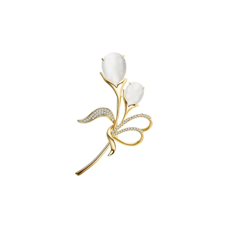 HMZ Brooches Women's Gold-0