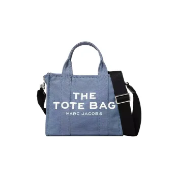 MARC JACOBS Cotton Canvas Bag, Tote Bag, Shopping Bag, Shoulder Bag, Crossbody Bag, Handbag Mini Women's Blue