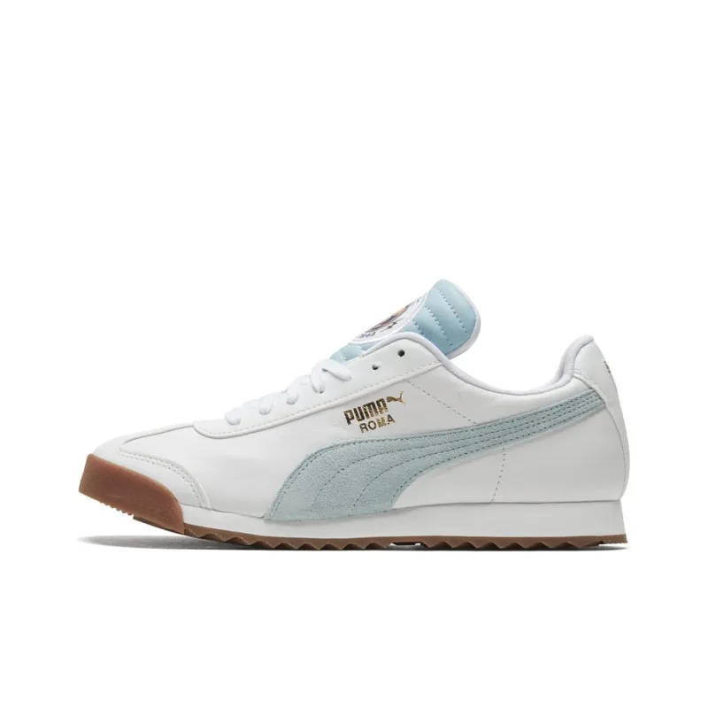 PUMA Roma Classic Running Shoes White/Blue-0