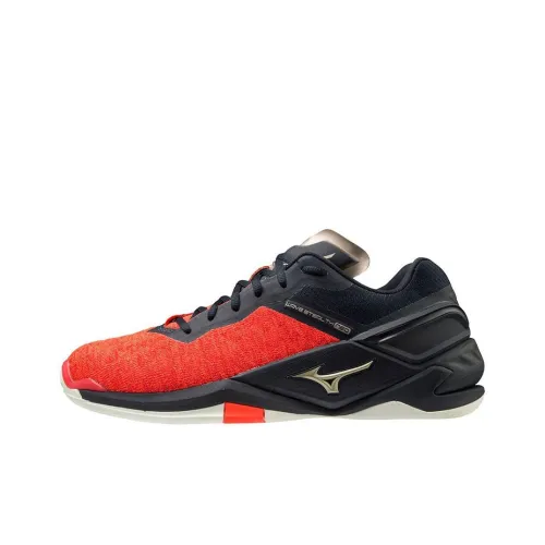 Mizuno Wave Stealth Training Shoes Men Low-Top Red/Blue