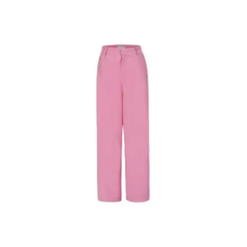 URBAN REVIVO Casual Pants Women's Light Pink