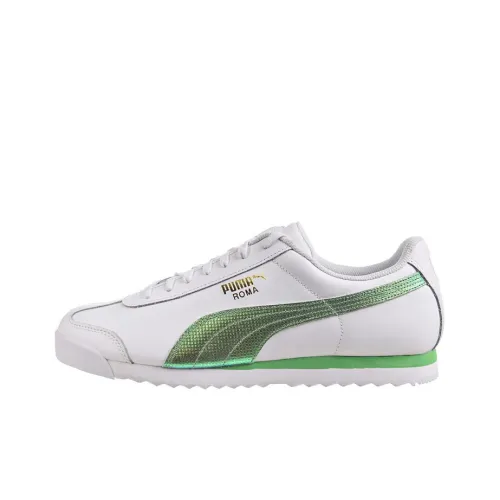 PUMA Roma Training Shoes Men Low-Top White/Green