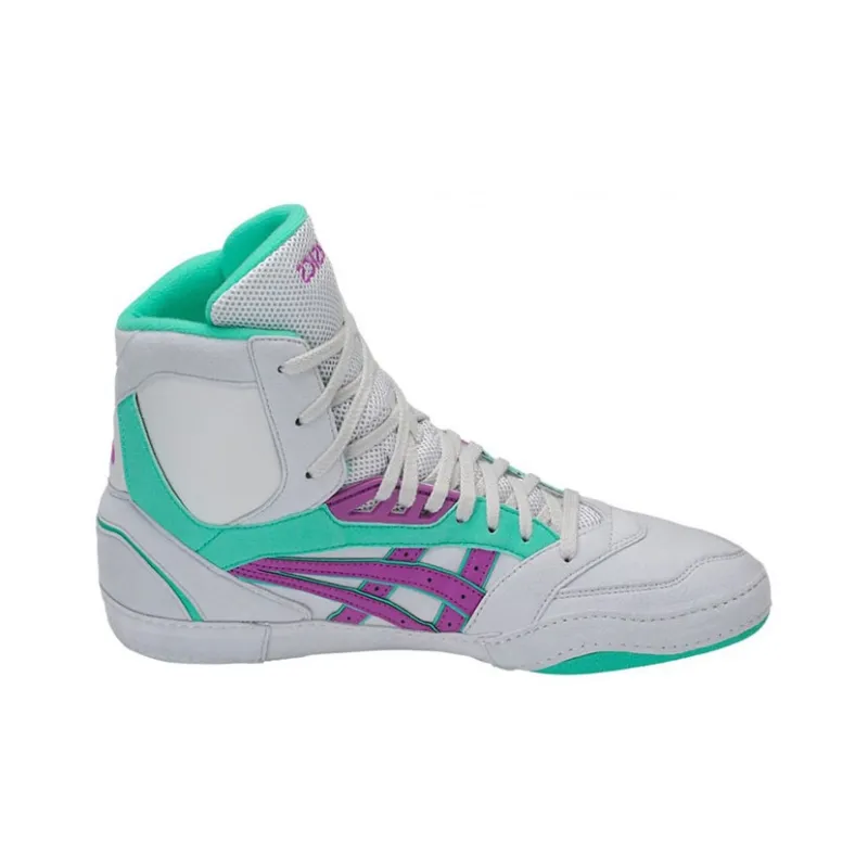 Asics International Lyte Wear-Resistant High-Top Training Shoes Men's Gray Purple-1