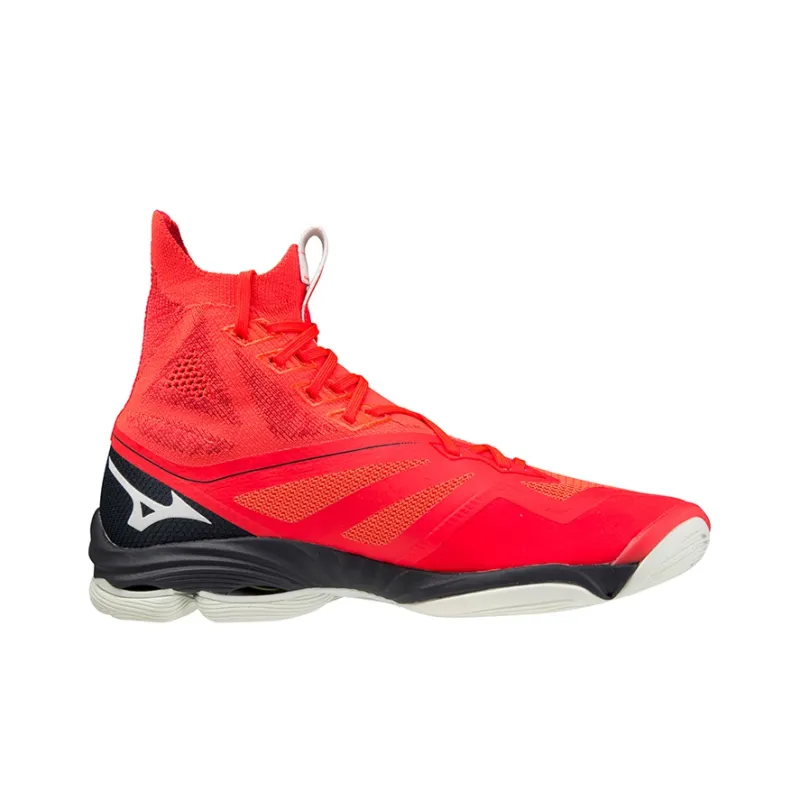 Mizuno Wave Lightning Neo Training Shoes Unisex High-Top Red-1