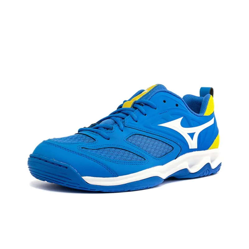 Mizuno Dynablitz Lightweight Breathable Volleyball Shoes Blue Yellow-1
