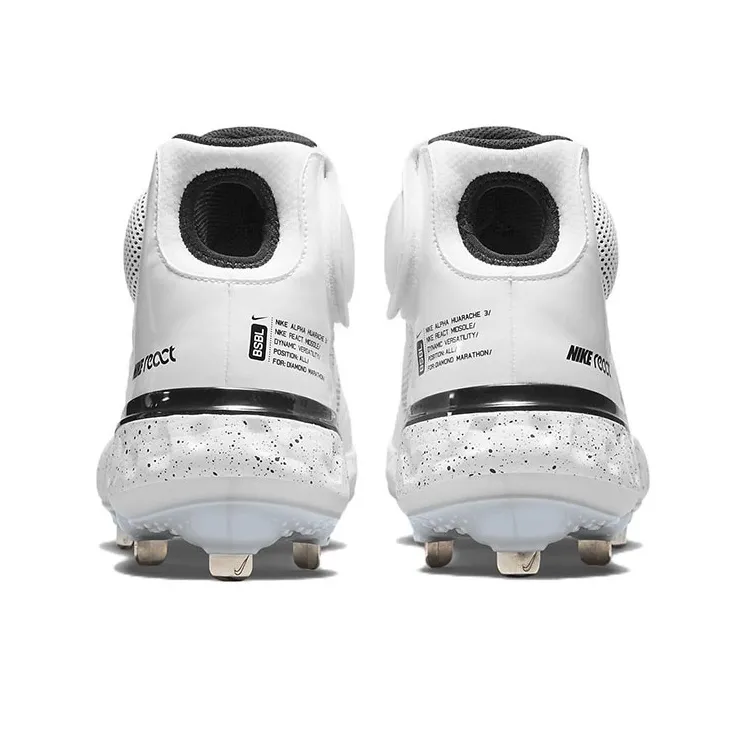 Nike Alpha Huarache Elite 3 Mid 'White'-4