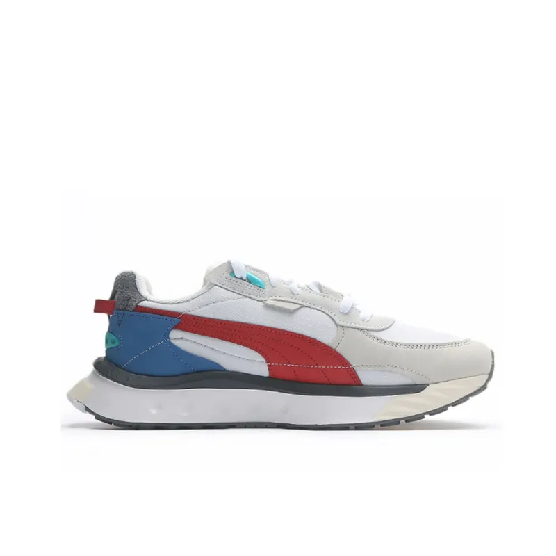PUMA Wild Rider Layers White Urban Red-1