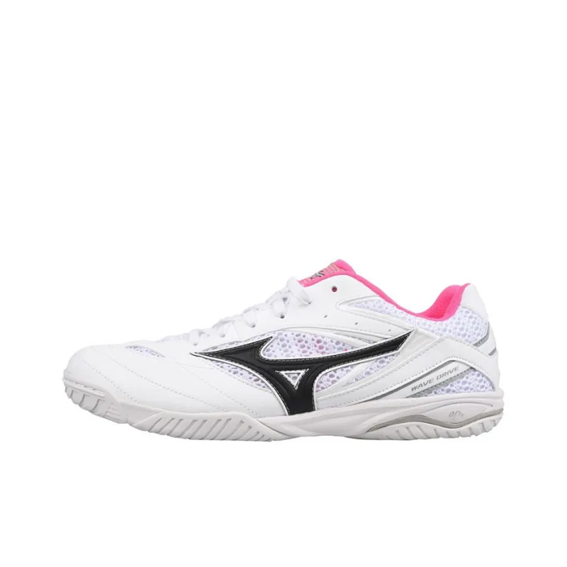 Mizuno Wave Drive Training Shoes Unisex Low Top Pink/White-0