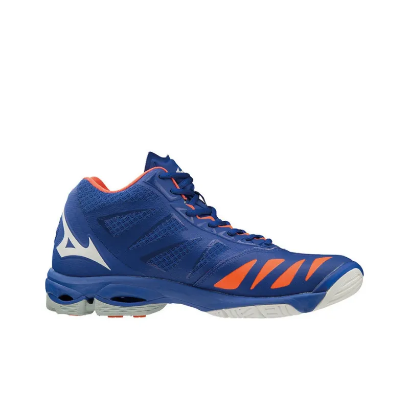 Mizuno Wave Lightning Z5 Training Shoes Unisex Mid-Top Blue/Orange-1