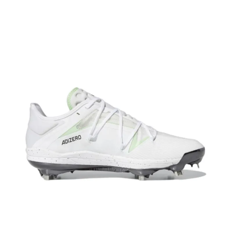 Adidas Adizero Afterburner 7 Wear-Resistant Low-Top Training Shoes Men's White Green-1