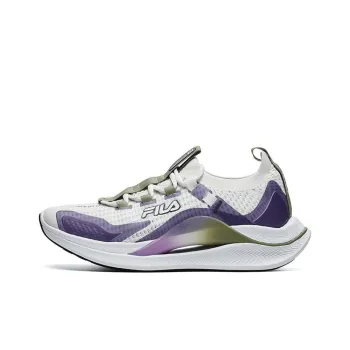 FILA RHYTHM Durable Breathable Low Top Training Shoes Women's White Purple