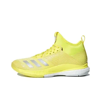 Adidas Crazyflight X 2.0 Mid Wear-Resistant Mid-Top Training Shoes Women's Yellow