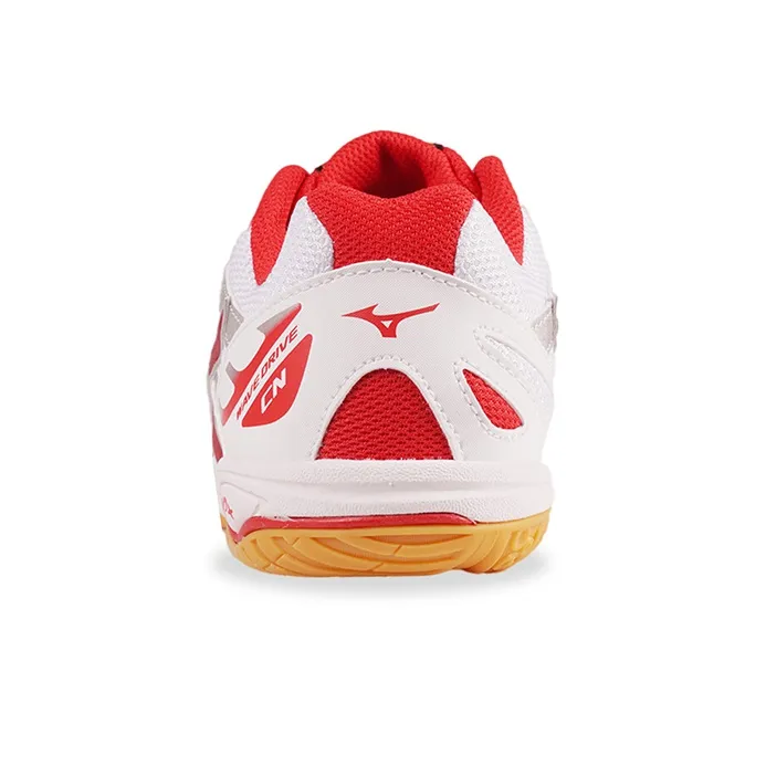 Mizuno Wave Drive Training Shoes Unisex Low Top White/Red-3