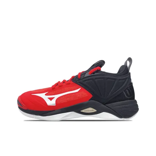 Mizuno Momentum Training Shoes Unisex Mid-Top Red/Black