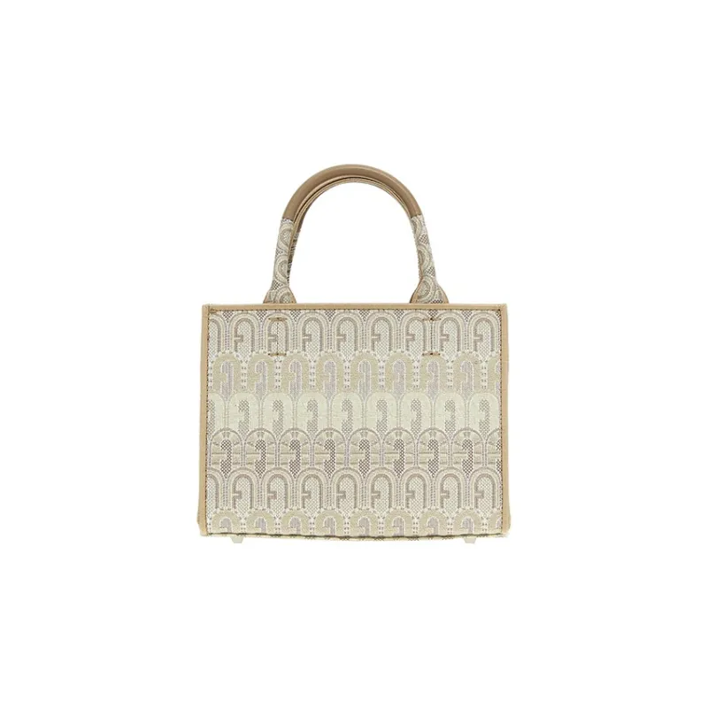 Furla Opportunity Canvas Canvas Bag Tote Bag Shopping Bag Shoulder Bag Handbag Mini Women's Multicolor-0