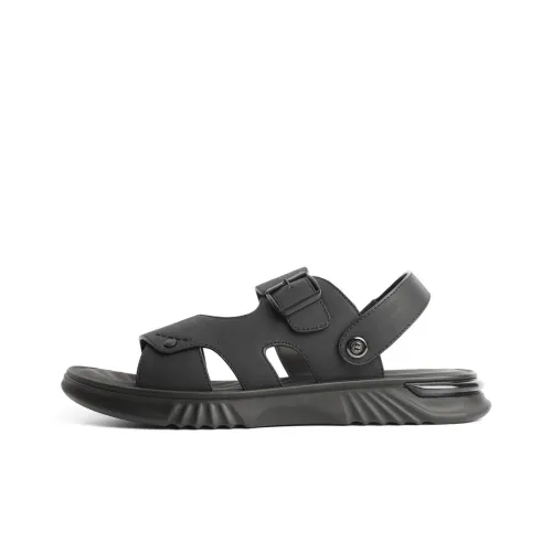 BELLE Beach Sandals Men Black/Brown/Blue