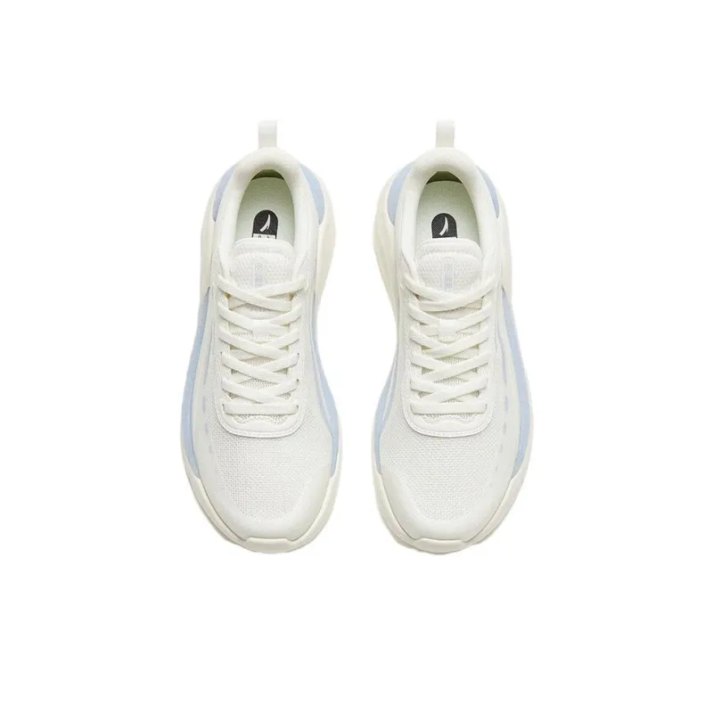 Anta Shenxi Anti Slip Wear Resistant Low Top Training Shoes Women's White Blue-2