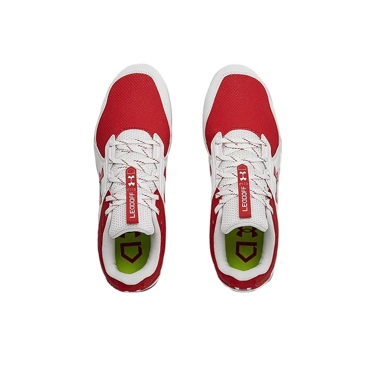 Under Armour Training Shoes Men Low Top White/Red-3