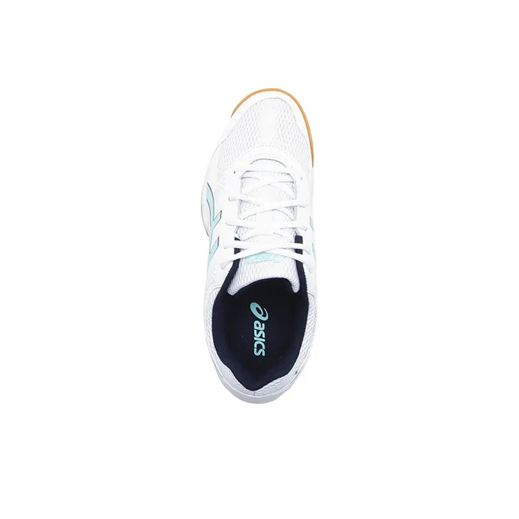 Asics Gel-Rocket 8 Wear-Resistant Low-Top Training Shoes Women's White Blue-2