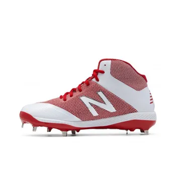 New Balance 4040 V4 Anti Slip Wear Resistant Mid Top Training Shoes Men's White Red